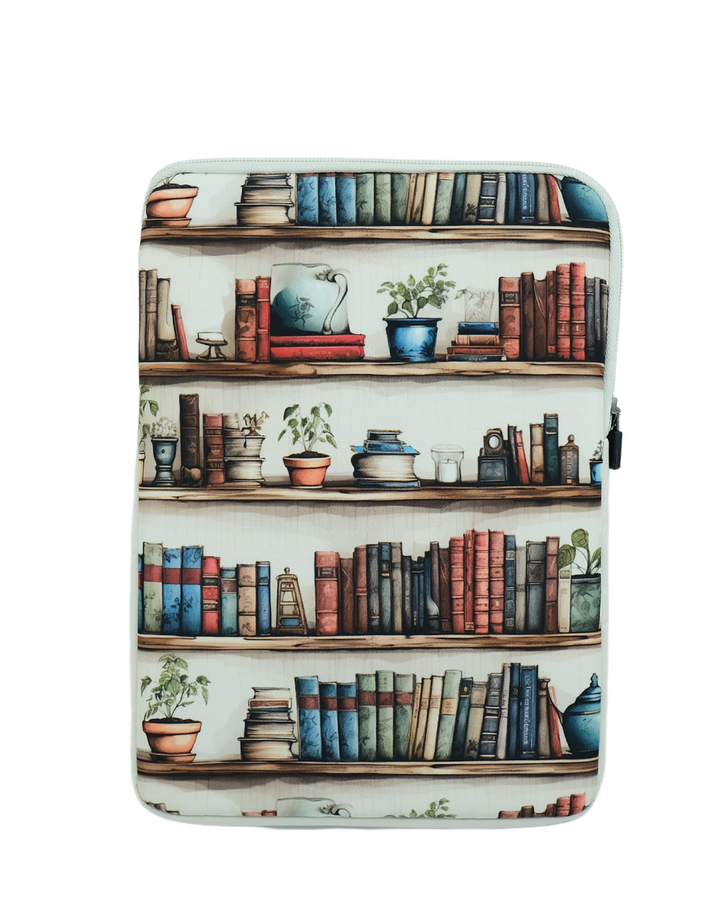 Leather Bound Bookshelf Book Sleeve