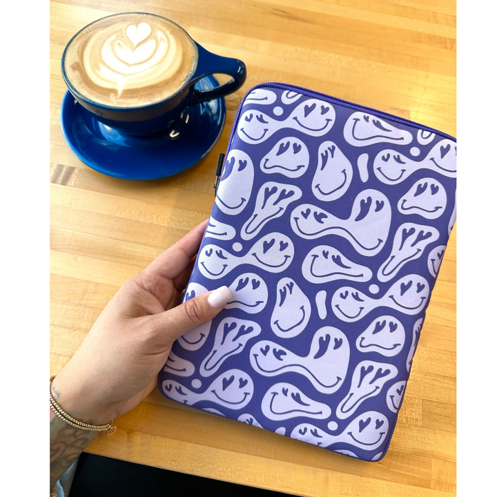 Purple Crazy in Love Book Sleeve