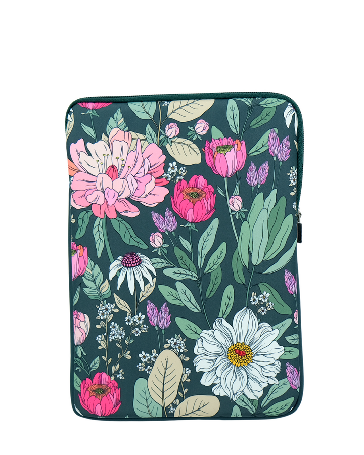 Lush Floral Book Sleeve