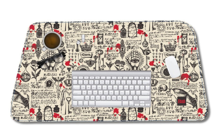 Blood Spatter Alchemy Desk Mat
