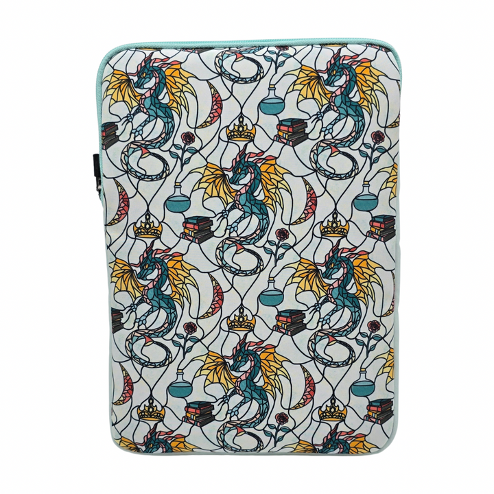 Stained Glass Dragons Book Sleeve