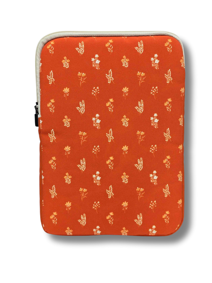 Terracotta Blooms Book Sleeve