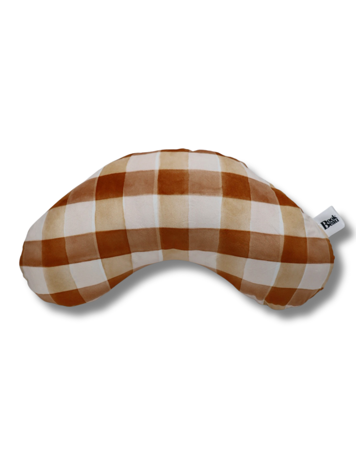 Cozy Gingham Reading Pillow