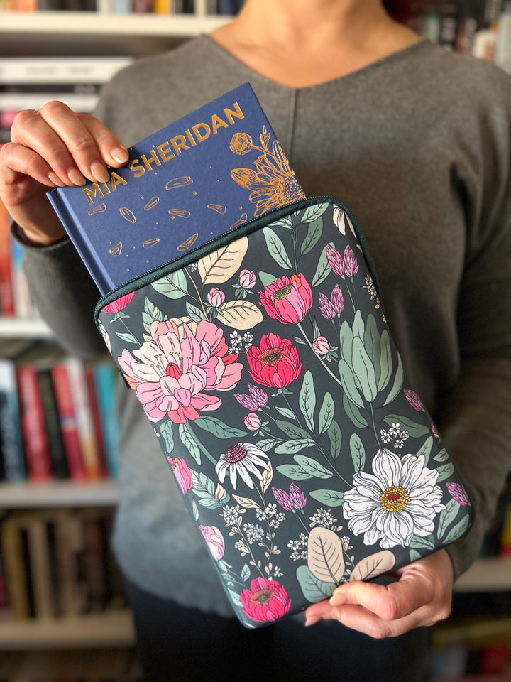Lush Floral Book Sleeve