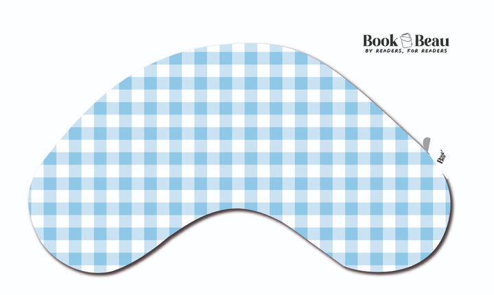 Blue Gingham Reading Pillow