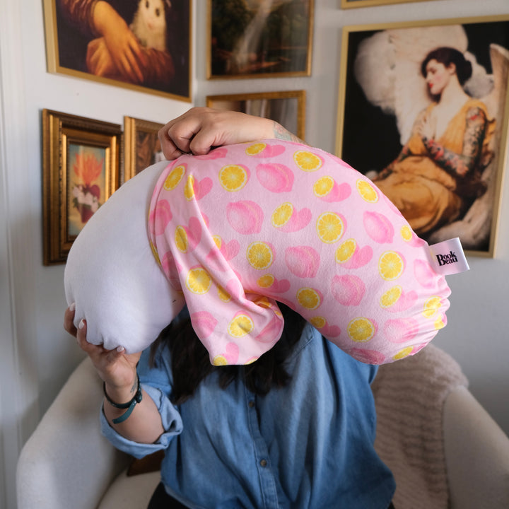 REPLACEMENT COVER Pink Lemonade Reading Pillow
