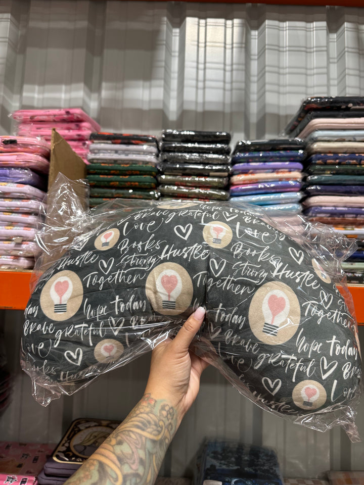 Books & Hustle Reading Pillow