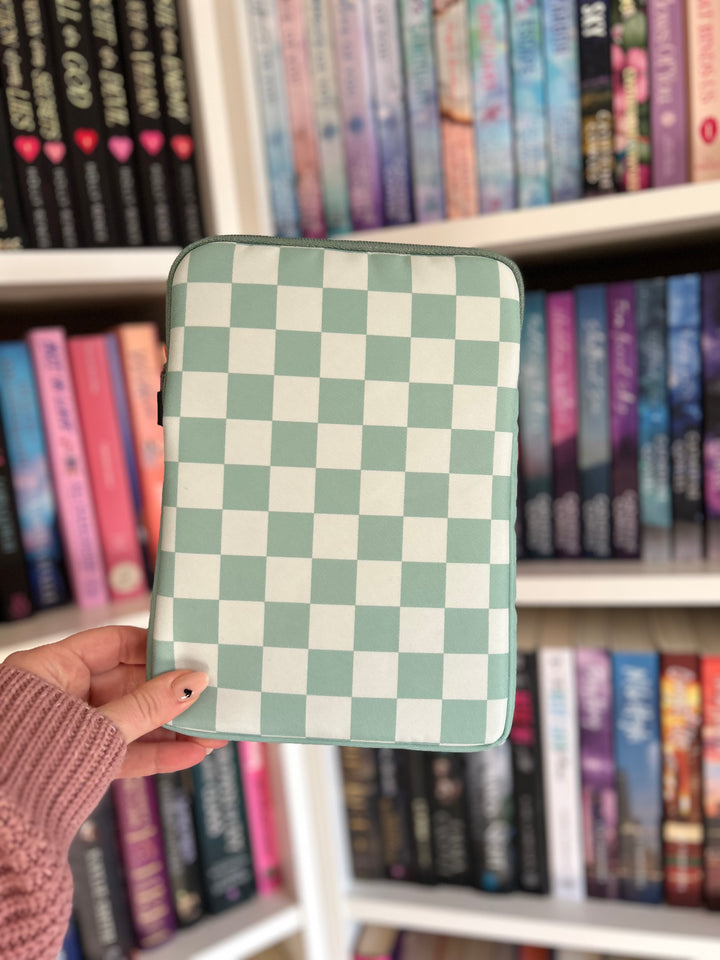 Matcha checkers Book Sleeve