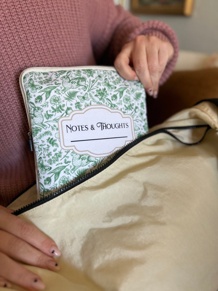 Notes & Thoughts Book Sleeve
