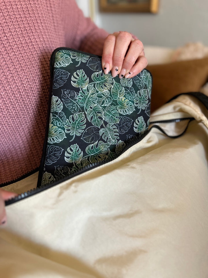 Monstera Book Sleeve