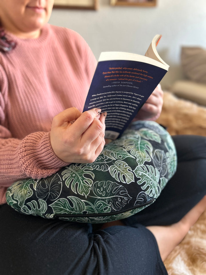 Monstera Reading Pillow