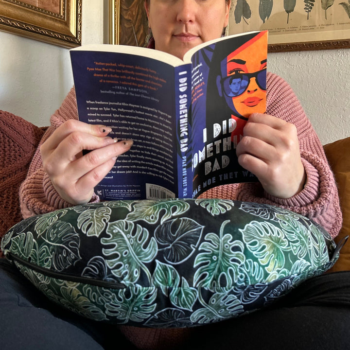 Monstera Reading Pillow