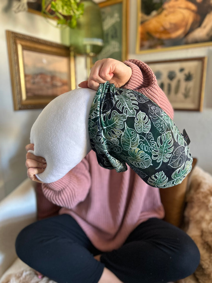REPLACEMENT COVER Monstera Reading Pillow