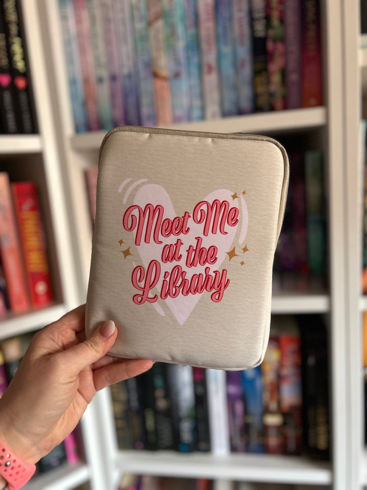 Meet Me at the Library Book Sleeve
