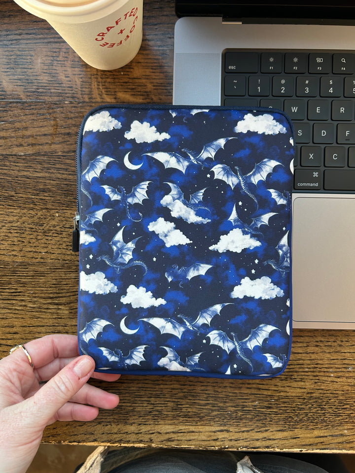 Night Flight Dragons Book Sleeve
