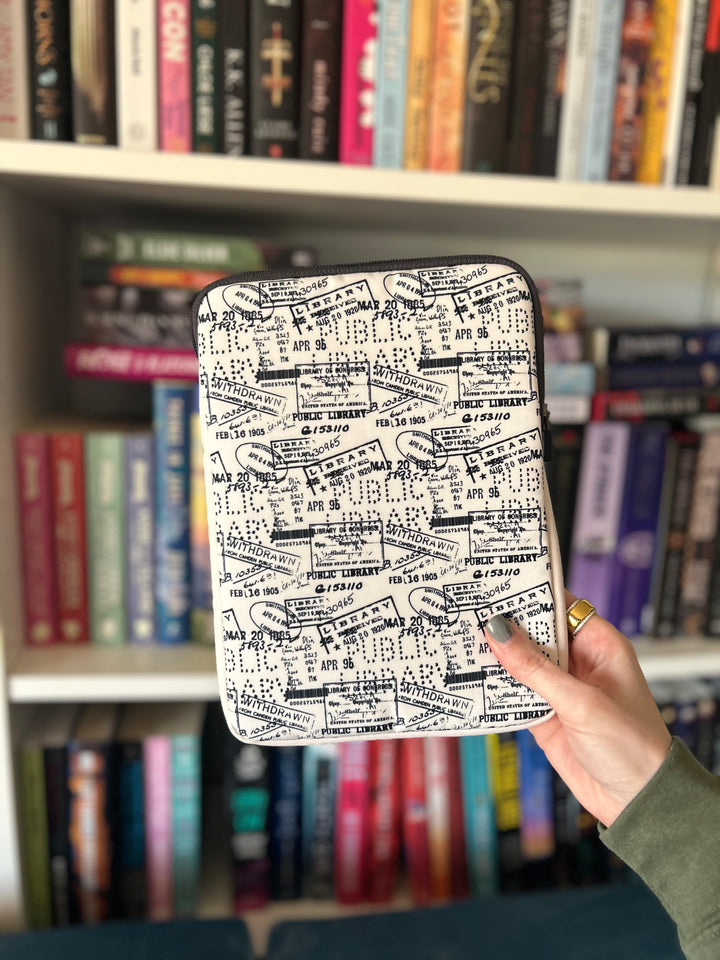 Public Library Stamps Book Sleeve