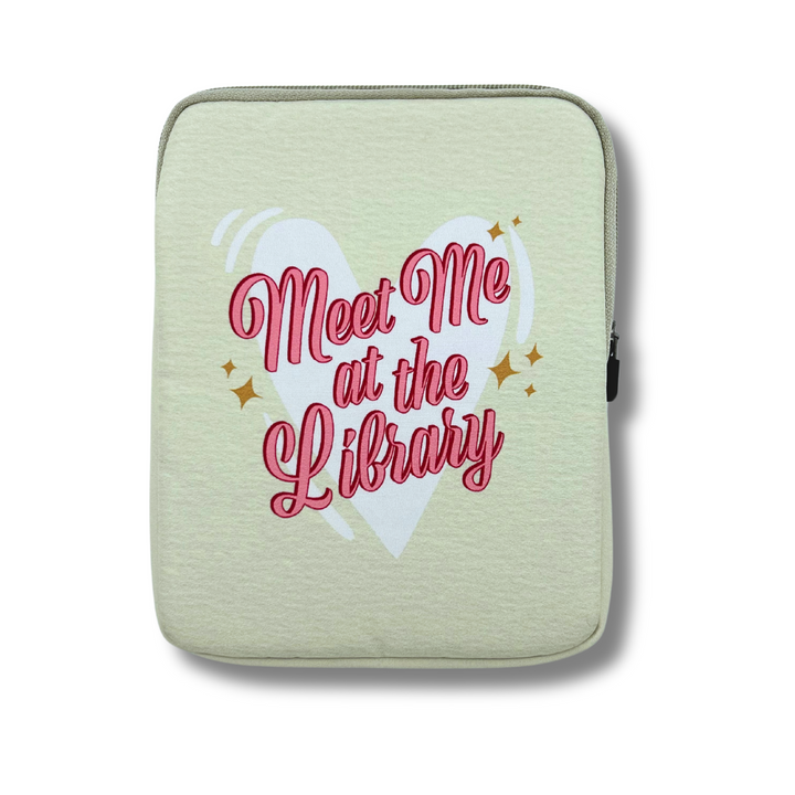 Meet Me at the Library Book Sleeve