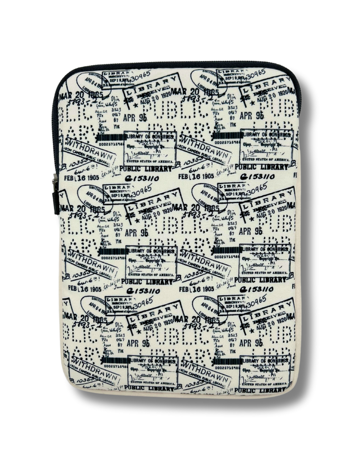 Public Library Stamps Book Sleeve