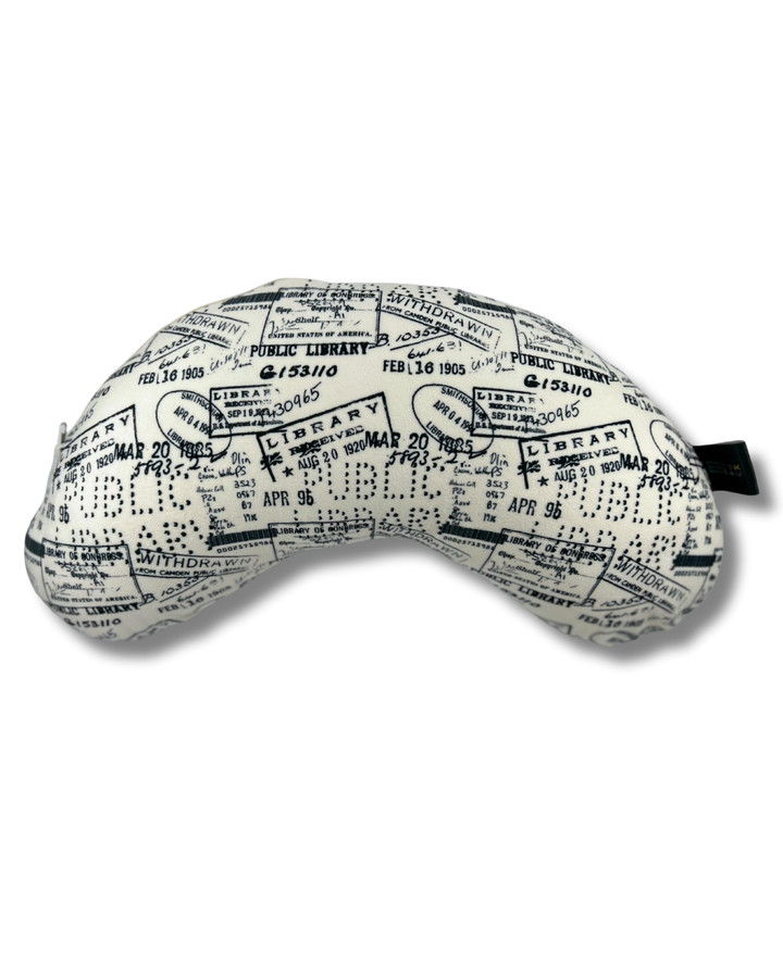 Public Library Stamps Reading Pillow
