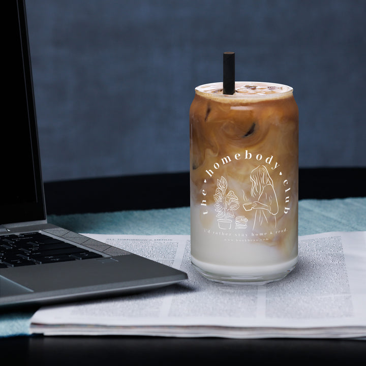 "Homebody Club" Glass