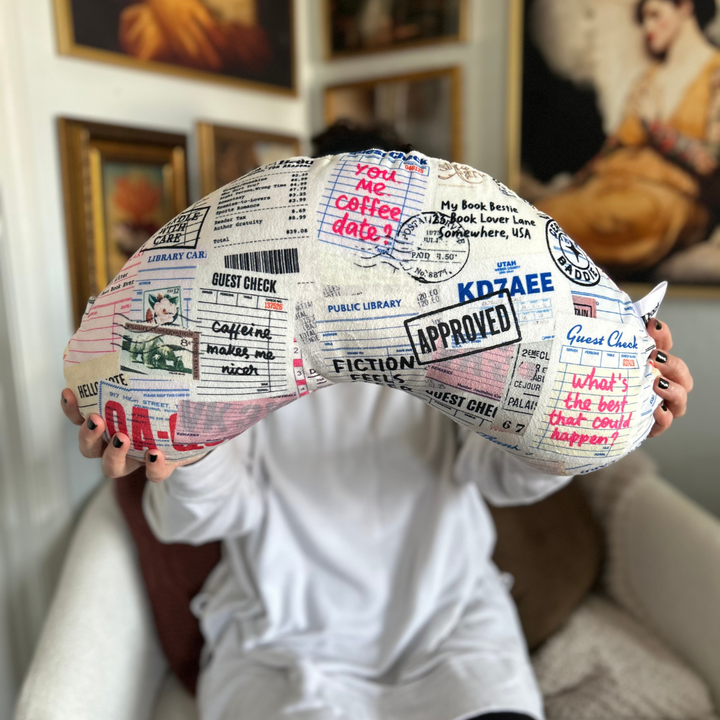 REPLACEMENT COVER Check it Out Reading Pillow