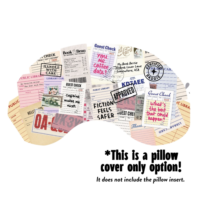 REPLACEMENT COVER Check it Out Reading Pillow