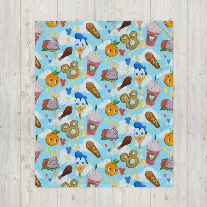 Main Street Treats Throw Blanket