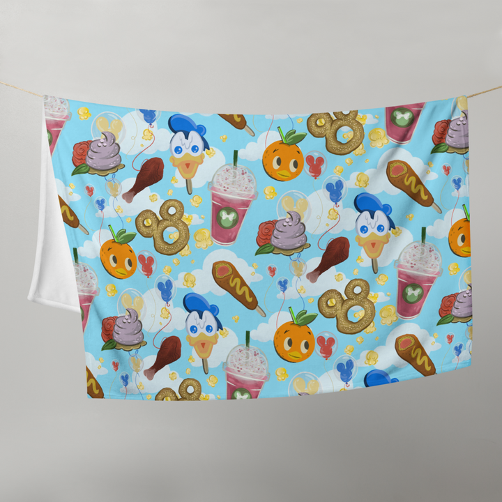 Main Street Treats Throw Blanket
