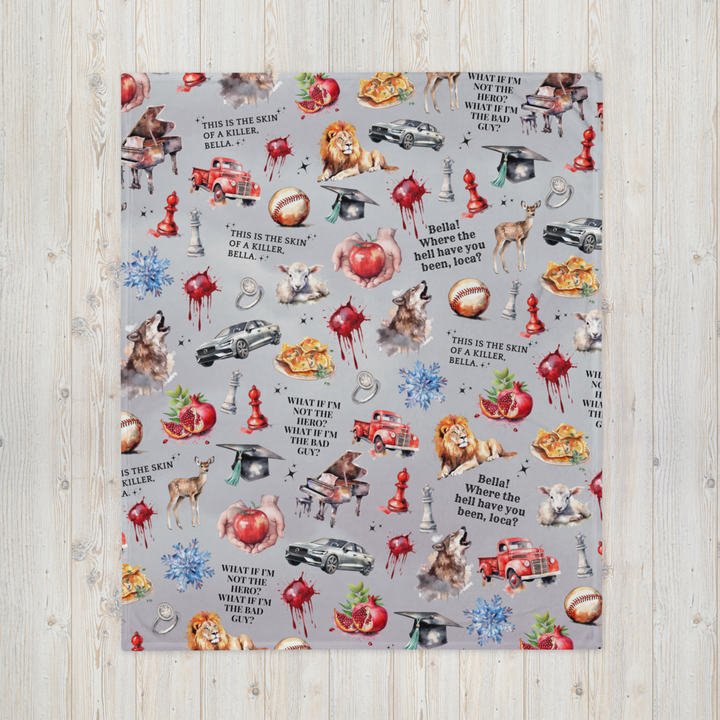 Lion and the Lamb Throw Blanket