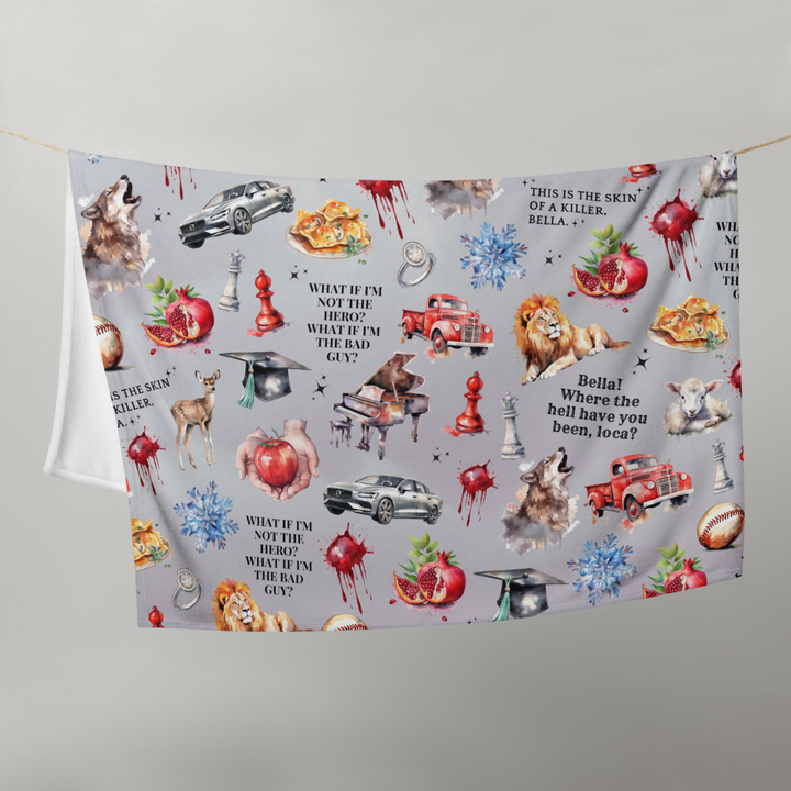 Lion and the Lamb Throw Blanket