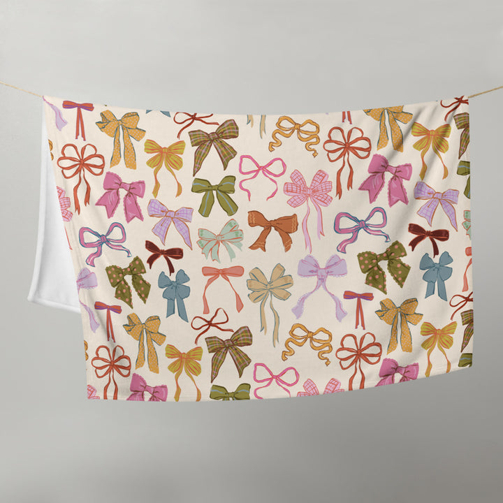 Put A Bow On It Throw Blanket