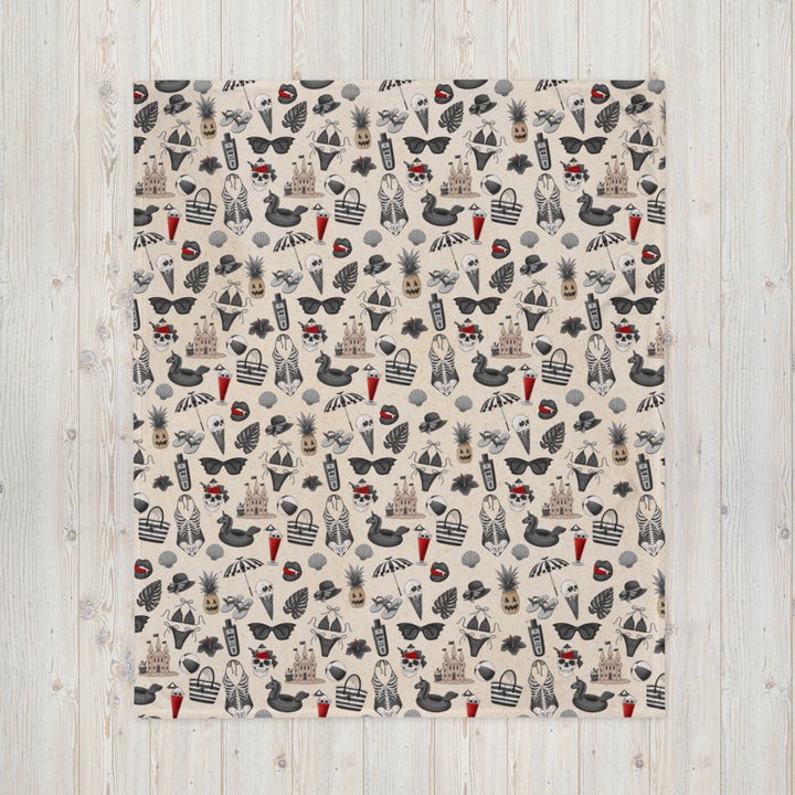 Vamp Summer Throw Blanket