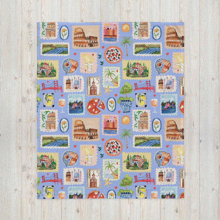 Around the World Throw Blanket