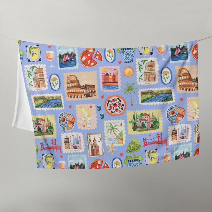 Around the World Throw Blanket