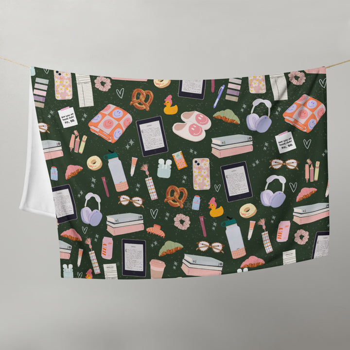 Just a Reader (v.2) Throw Blanket