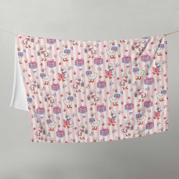 Goose-N-Books Throw Blanket