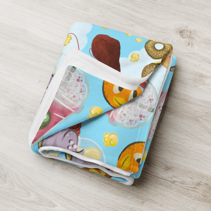 Main Street Treats Throw Blanket