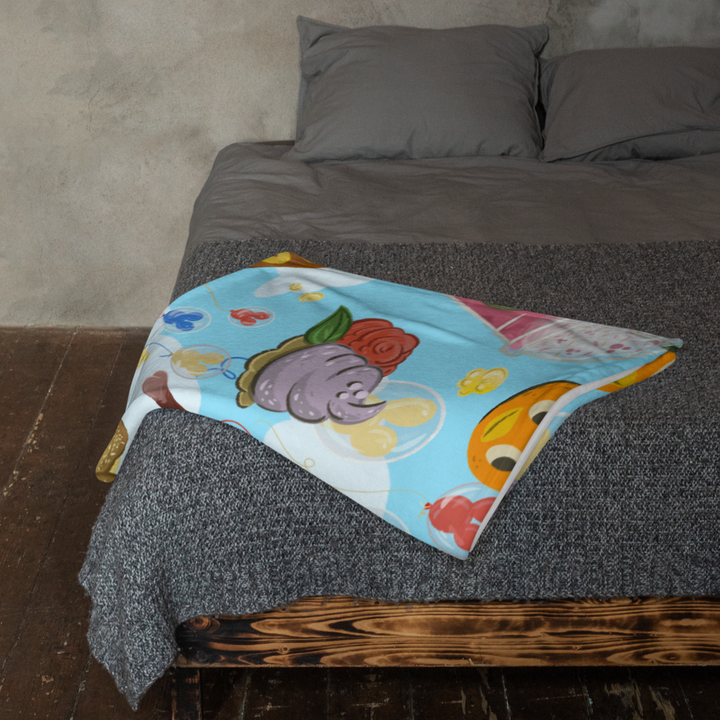 Main Street Treats Throw Blanket