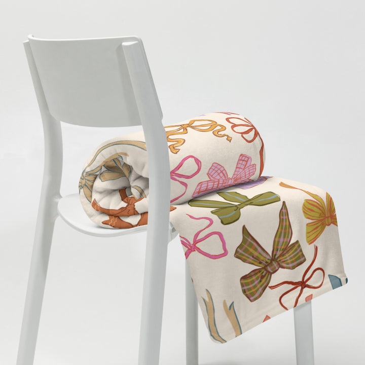 Put A Bow On It Throw Blanket