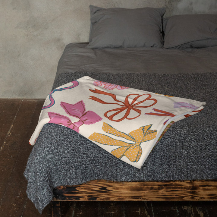 Put A Bow On It Throw Blanket