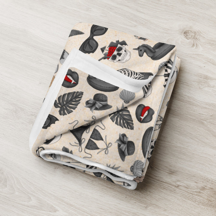 Vamp Summer Throw Blanket