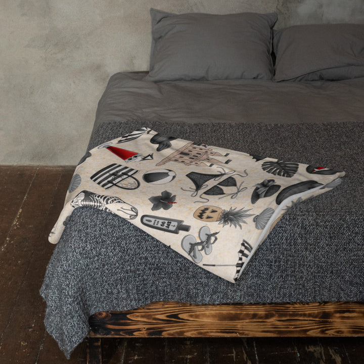 Vamp Summer Throw Blanket