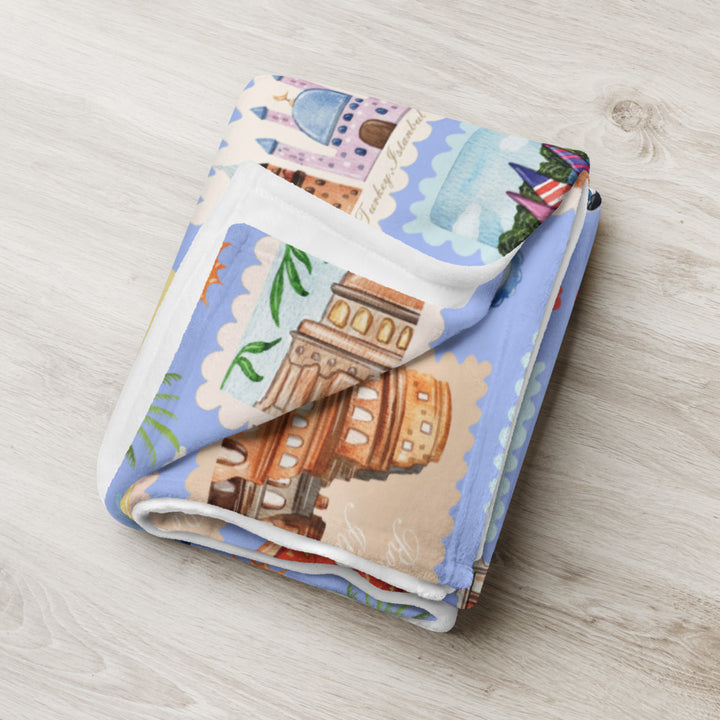 Around the World Throw Blanket