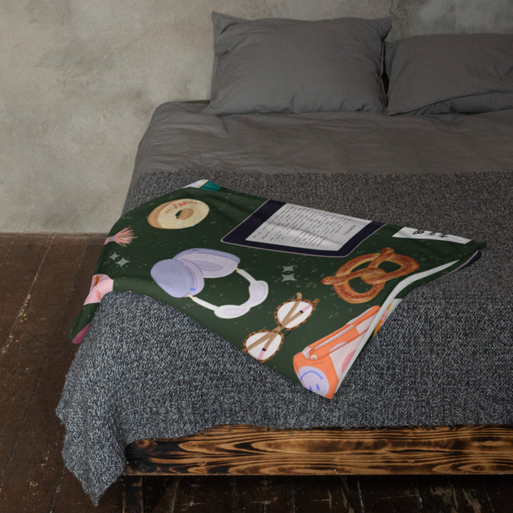 Just a Reader (v.2) Throw Blanket