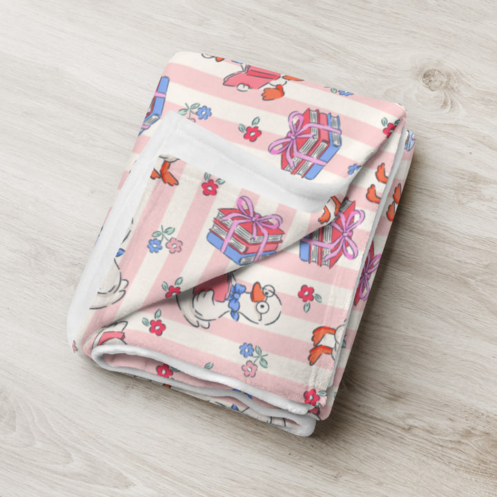 Goose-N-Books Throw Blanket