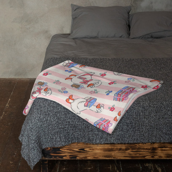 Goose-N-Books Throw Blanket