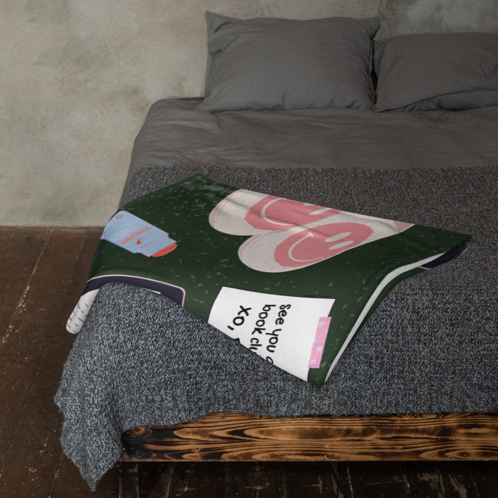 Just a Reader Throw Blanket