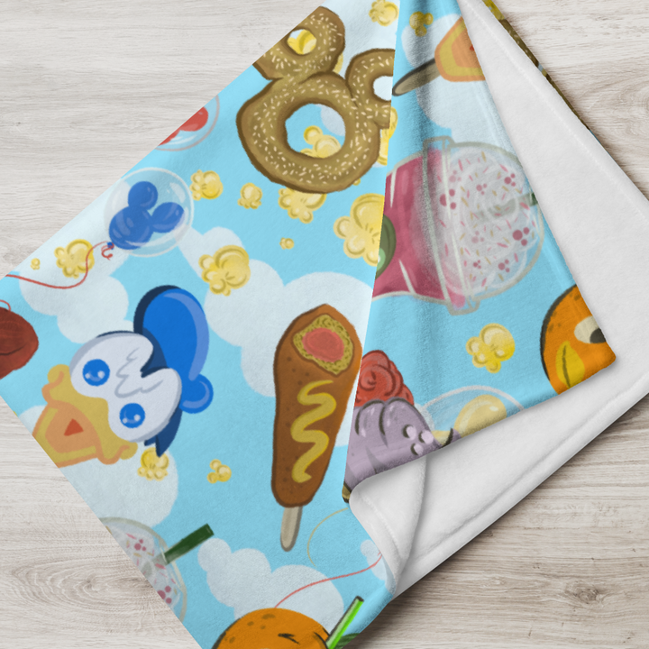 Main Street Treats Throw Blanket