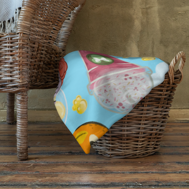 Main Street Treats Throw Blanket