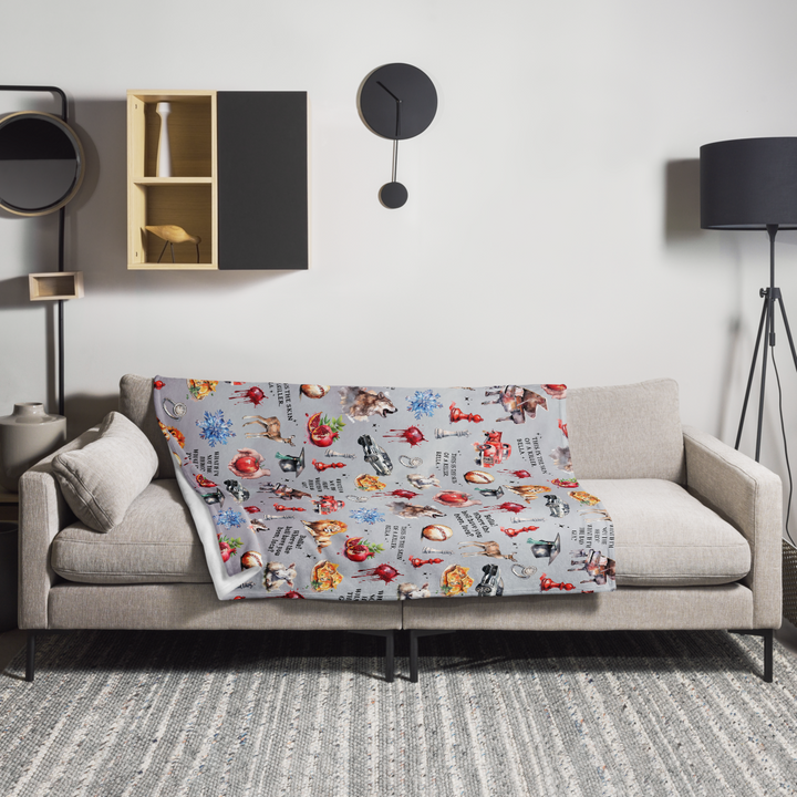 Lion and the Lamb Throw Blanket